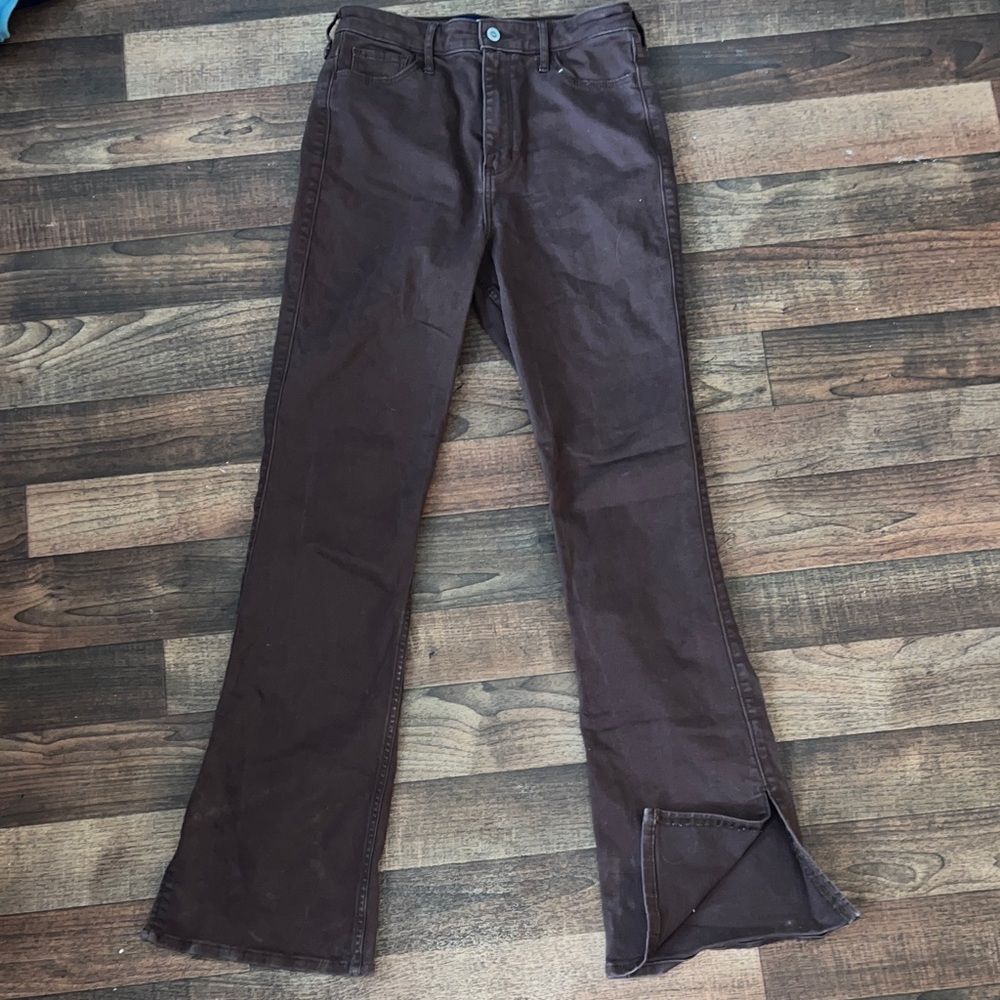 Hollister Women's Boot Cut Jeans - Brown size 7 or Medium